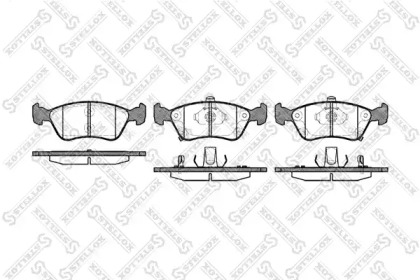 Комплект тормозных колодок STELLOX 687 002B-SX